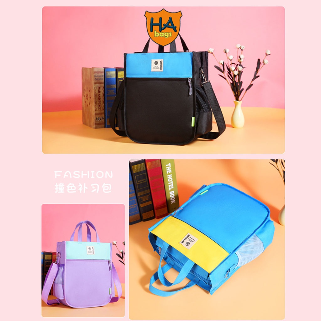 Túi xách học phụ đạo, học cho học sinh trung học, sinh viên HA1028 kích thước 35x29x12cm