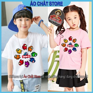 (3 MÀU) Áo Among Us trẻ em nhiều màu siêu đẹp | Áo bé trai | bé gái Among Us  AU49 | Áo Chất Store