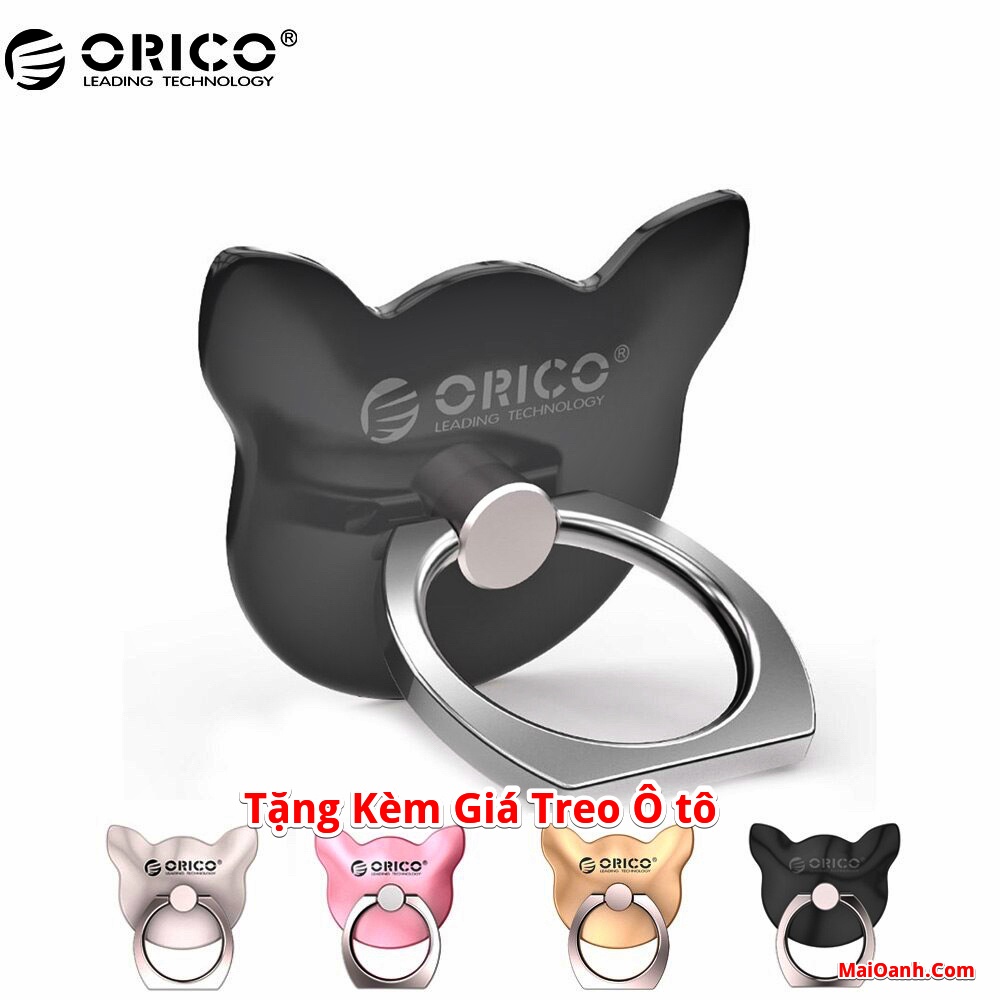 [Cao Cấp] - Giá Đỡ Điện Thoại Ring Hình Nhẫn ORICO PR2 - Tặng Kèm Giá Treo Lên Tường Hay OTO - PR2RG