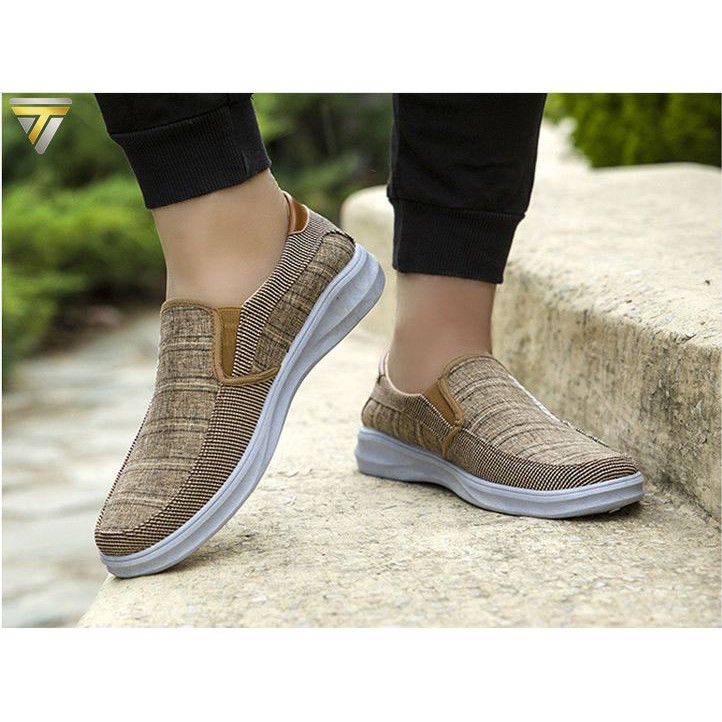 Giày lười vải nam phong cách mới nhất 2019 TRT-GLN-09 | BigBuy360 - bigbuy360.vn