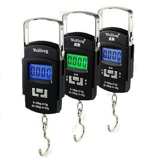 cân điện tử cầm tay mini chính hãng nhỏ gọn cân cá 50kg hàng hót , tiện lợi