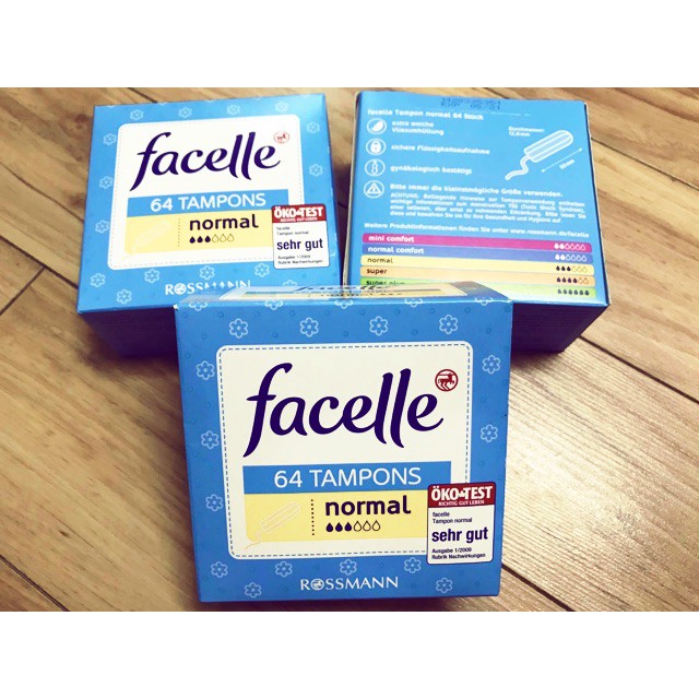 Băng vệ sinh Tampon Facelle 64 miếng