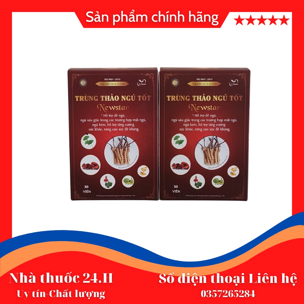 TRÙNG THẢO NGỦ TỐT ⚡Hỗ trợ cải thiện giấc ngủ, tăng cường sức đề kháng cho cơ thể⚡