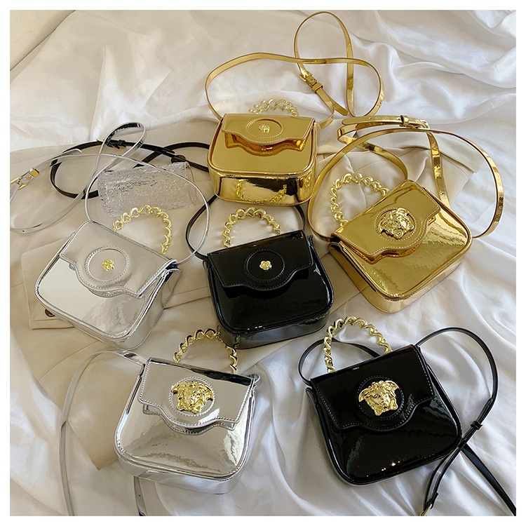 Túi Đeo Chéo Da Bóng Phong Cách Âu Mỹ Thời Trang 2024 Mới Cho Nữ