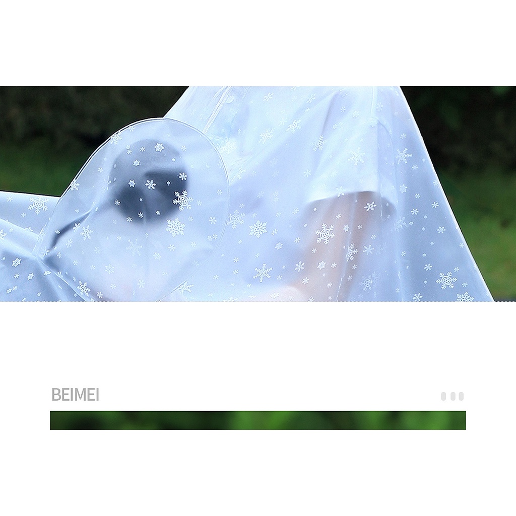 Áo Mưa Đơn Dáng Dài Trong Suốt Thời Trang Cho Nữ