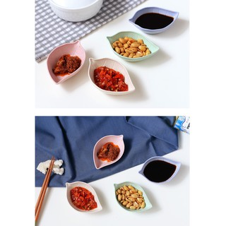 Đĩa Đựng Gia Vị Hình Chiếc Lá Bằng Lúa Mạch