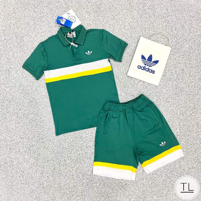 Set quần áo polo ngắn thời trang nam ADIDAS | BigBuy360 - bigbuy360.vn