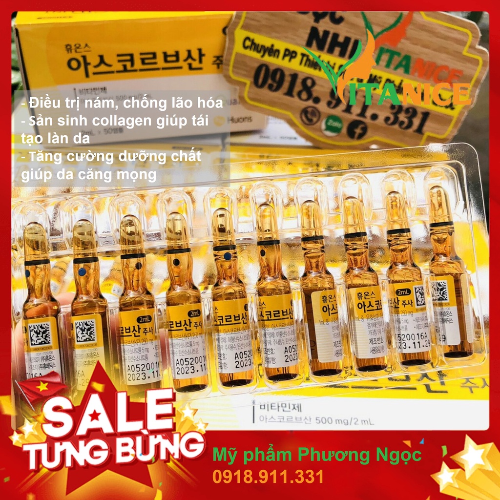 Vỉ 10 Ống Serum Vitamin C - Hàn Quốc