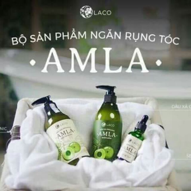 Bộ sản phẩm ngăn rụng tóc AMLA