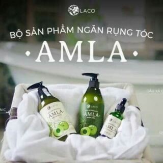 Bộ sản phẩm ngăn rụng tóc AMLA