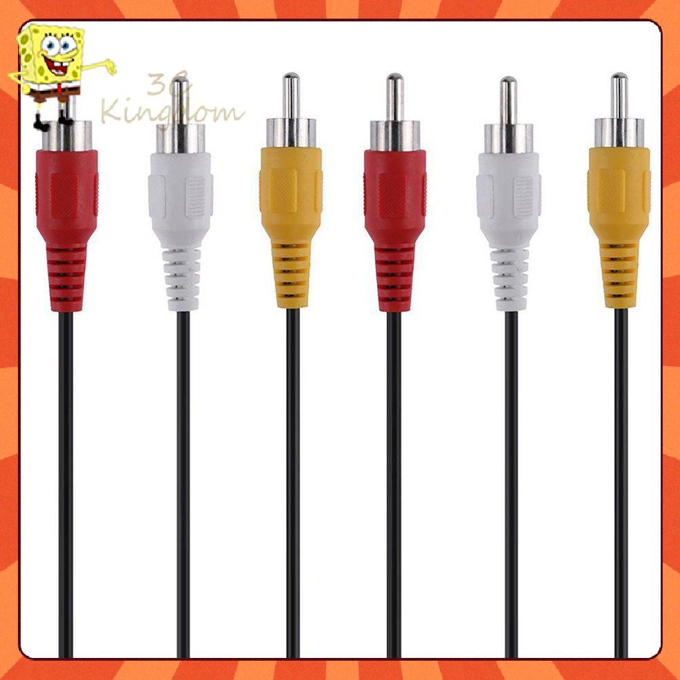 Cáp Chuyển Đổi Âm Thanh Video Từ Đầu Cái 30cm 3 RCA Sang 6 RCA Đầu Đực | BigBuy360 - bigbuy360.vn
