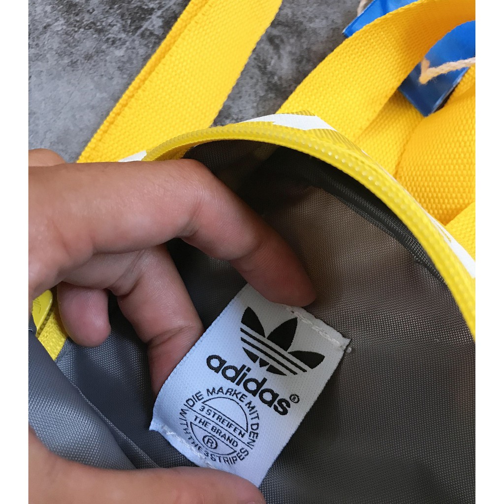 [ XẢ LỖ ] Balo Mini Adidas Santiago Yellow Mini Backpack Full Tag Code