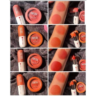 Set son môi và phấn mắt Neecara Eyeshadow & Lipstick N402