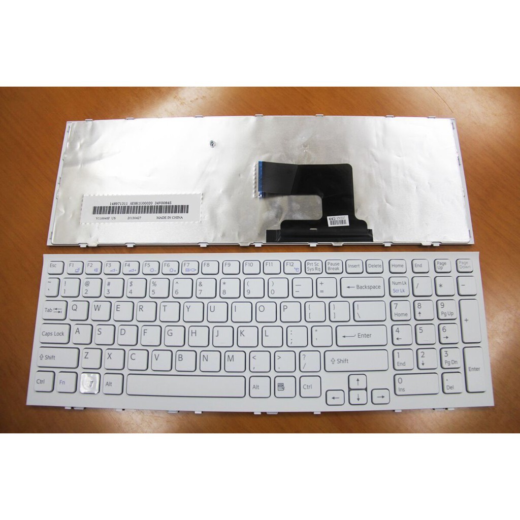 Bàn Phím Laptop Sony Vaio EH VPCEH VPC-EH VPC EH Series có khung 2 màu đen trắng
