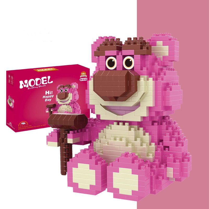 Bộ đồ chơi xếp hình Gấu Dâu Lotso dễ thương