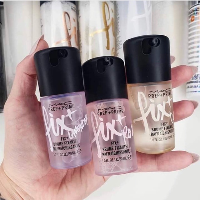 Xịt giữ make up Mac Prep + Prime Fix Setting Spray minisize