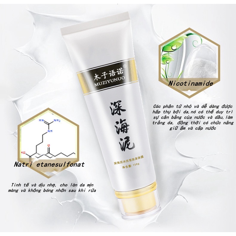 Tẩy da chết toàn thân Kem tẩy tế bào chết dưỡng ẩm Sunblock Skin Body Scrub Pure White Skin Cleansing Kem dưỡng trắng
