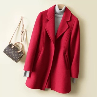 Áo vest dạ dáng dài