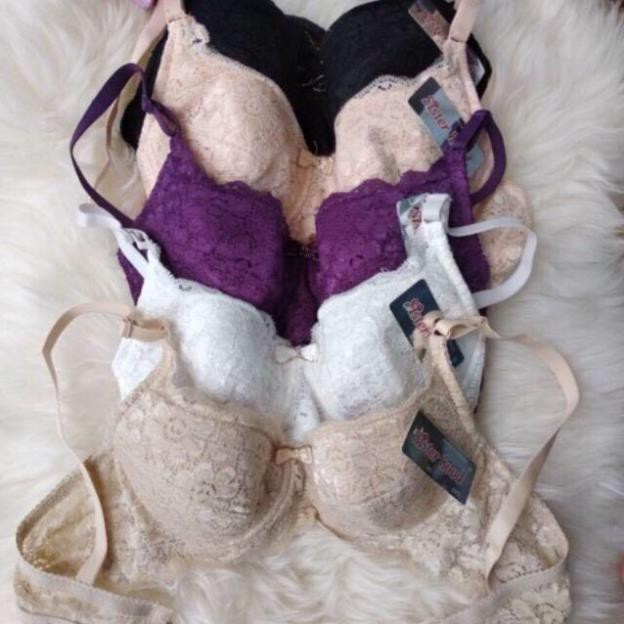 Áo lót ren thái BIGSIZE gọng ko đệm ren mềm