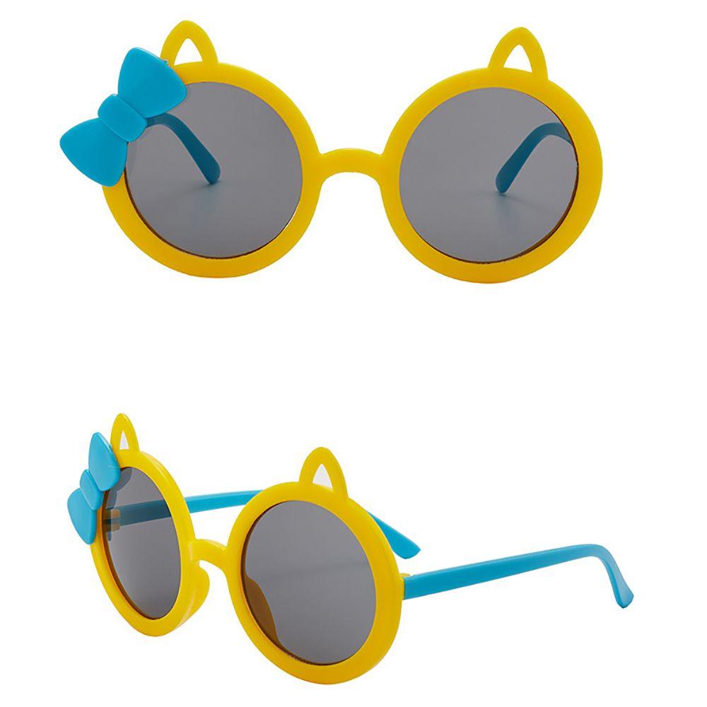 Kính Mát Gọng Tròn Chống Bức Xạ Hình Tai Mèo Phong Cách Hàn Quốc Dành Cho Nam Nữ