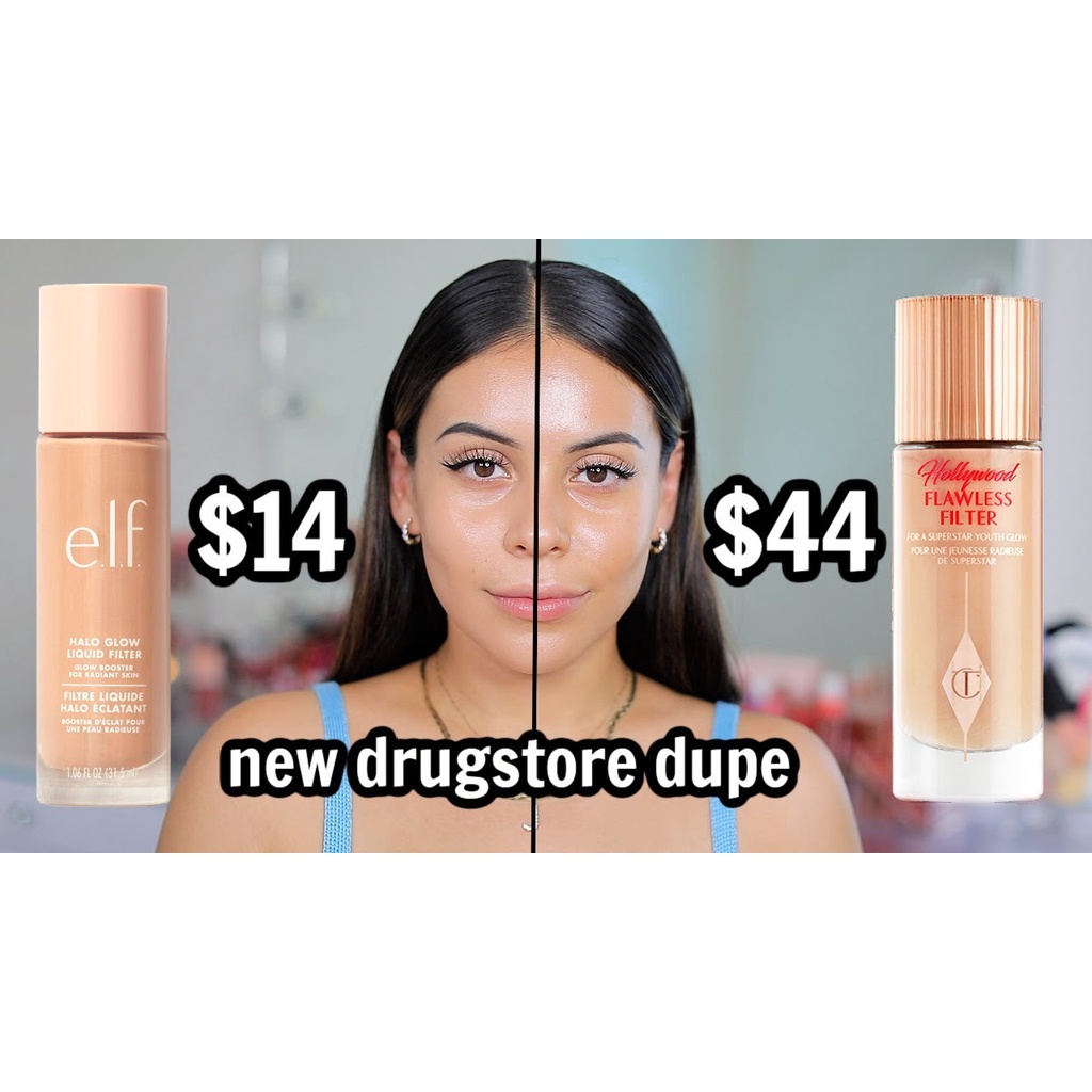 [MỚI] Kem ELF Halo Glow Liquid Filter tạo hiệu ứng da căng bóng - Dupe Charlotte Tilbury Flawless Filter