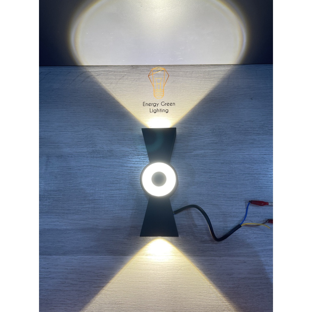 Đèn Hắt Tường Energy Green Lighting Chống Nước 3 Đầu Chiếu Sáng JLC19 8W Ánh Sáng Vàng - Chip Led Siêu Sáng