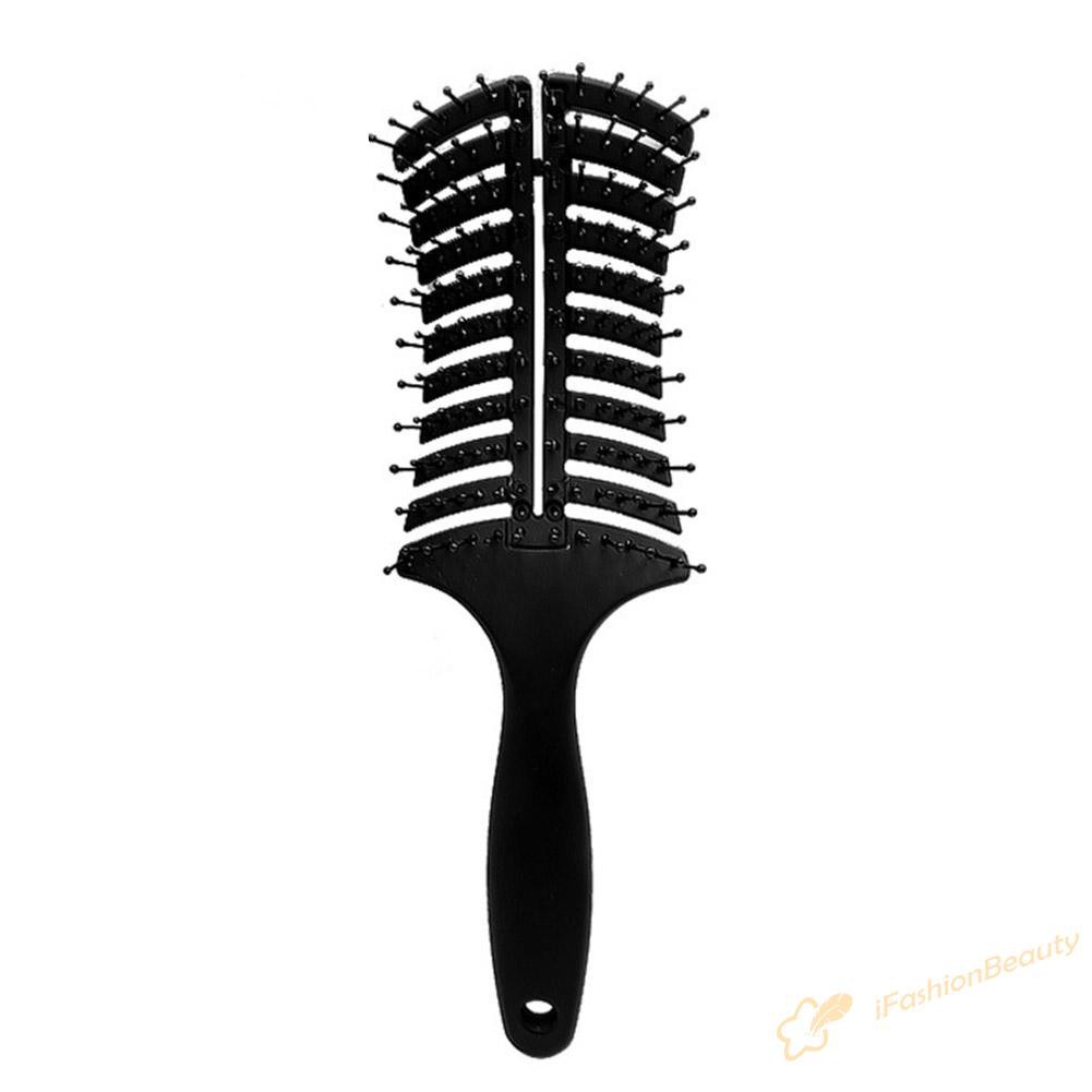 【New】Plastic Hair Scalp Massager Straight Comb Brush Hairdressing Styling Tools