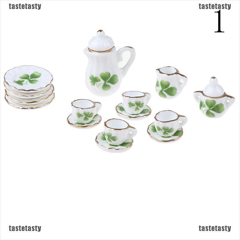 Set 15 Ly Uống Trà Mini Tỉ Lệ 1: 12 Trang Trí Nhà Búp Bê