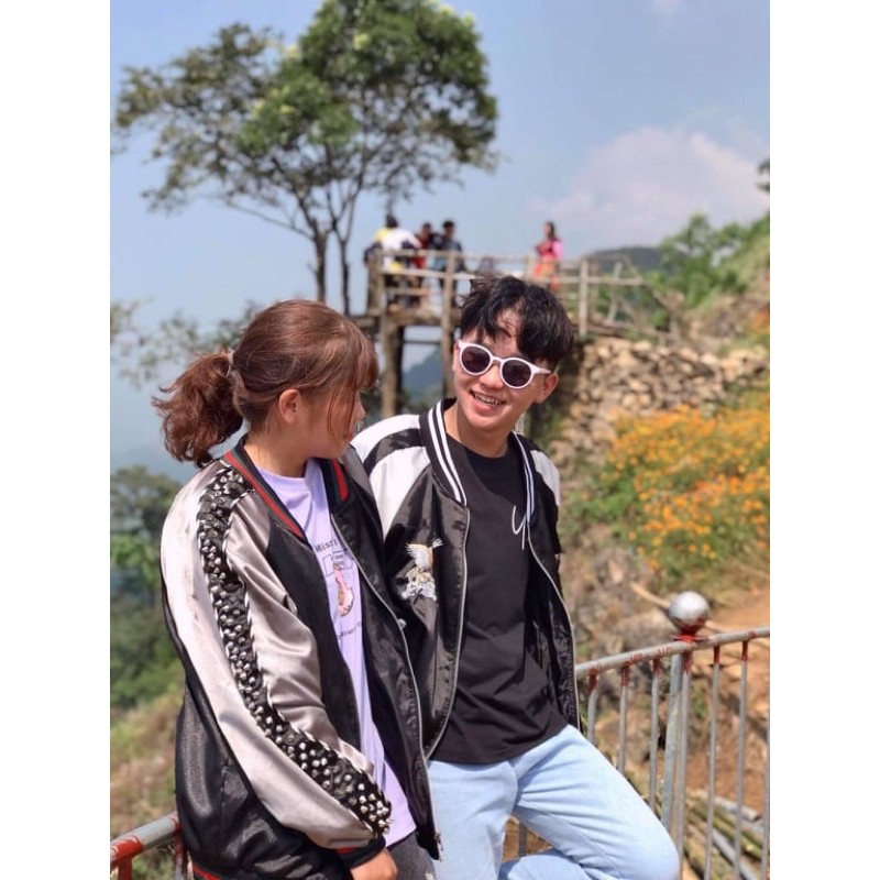 (Ảnh thật)sz M L Áo bomber thêu rồng bao chất size M L ❌❌❌ hàng siêu cấp | BigBuy360 - bigbuy360.vn