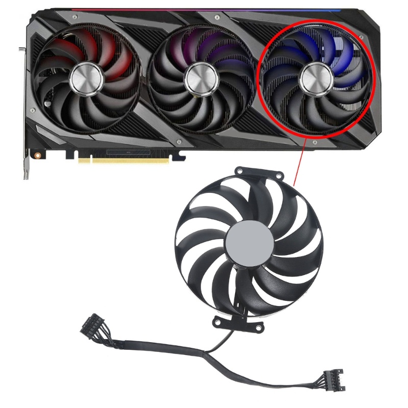 Card Đồ Họa 95MM Cho ROG STRIX RTX 3060 3070 3080 Ti 3090