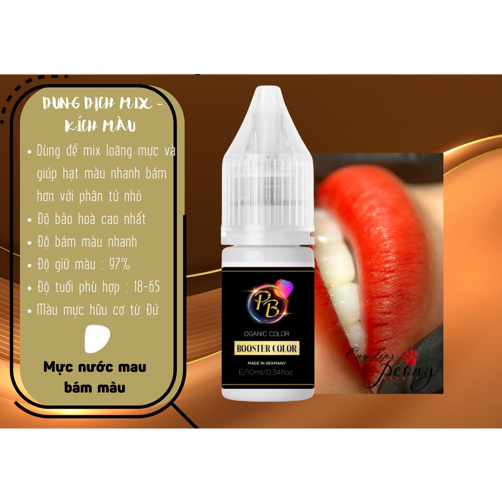 Dung dịch kích màu - Nước Pha mực phun xăm thẩm mỹ