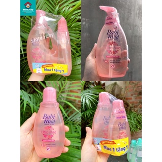 SỮA TẮM GỘI TRẺ EM BABY MILD ULTRA MILD WHITE SAKURA 125ML>850ML