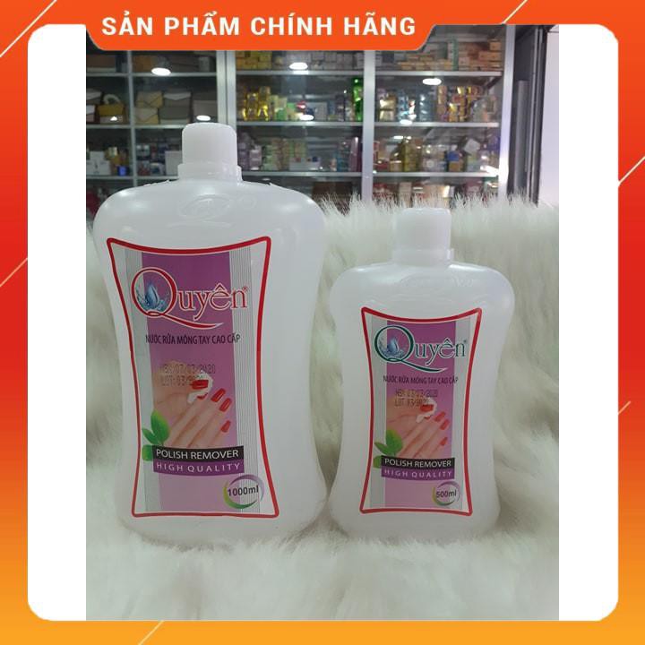 Nước rửa móng Quyên cao cấp (aceton) 500ml - 1000ml