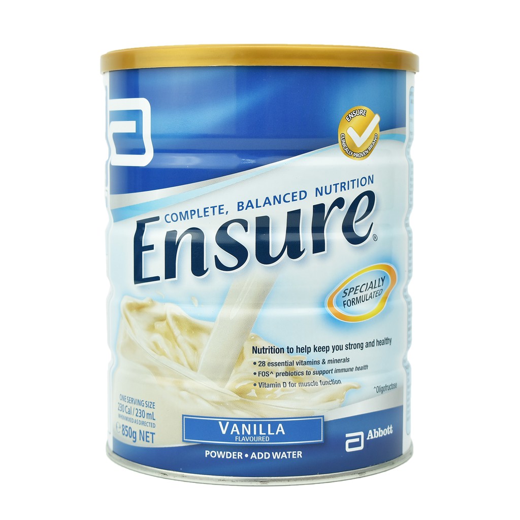 [ DATE 02.2023] Sữa bột Ensure Australia hộp 850g