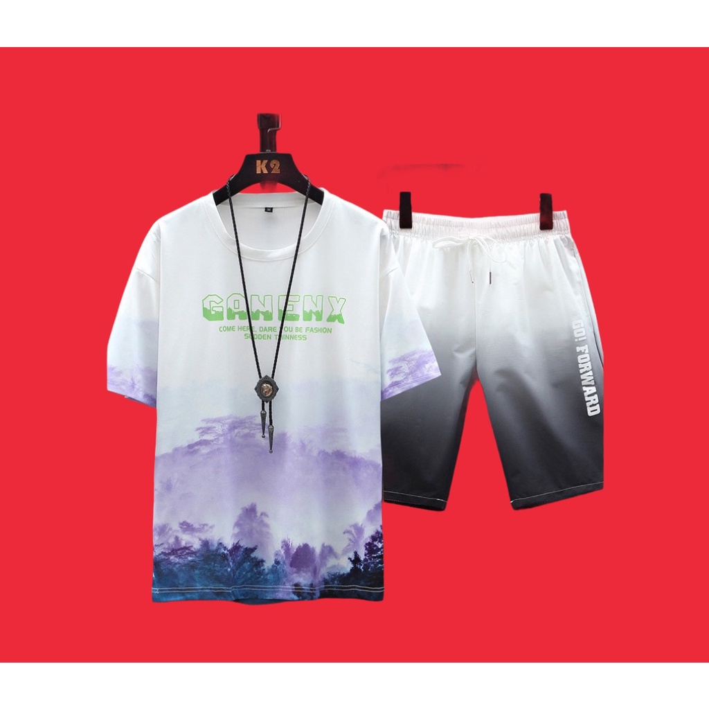 ⚡ GIÁ RẺ ⚡ Bộ thể thao nam nữ SIÊU ĐẸP chất vải thun lạnh co giãn thoải mái form tôn dáng Chữ GANENX cực đẹp