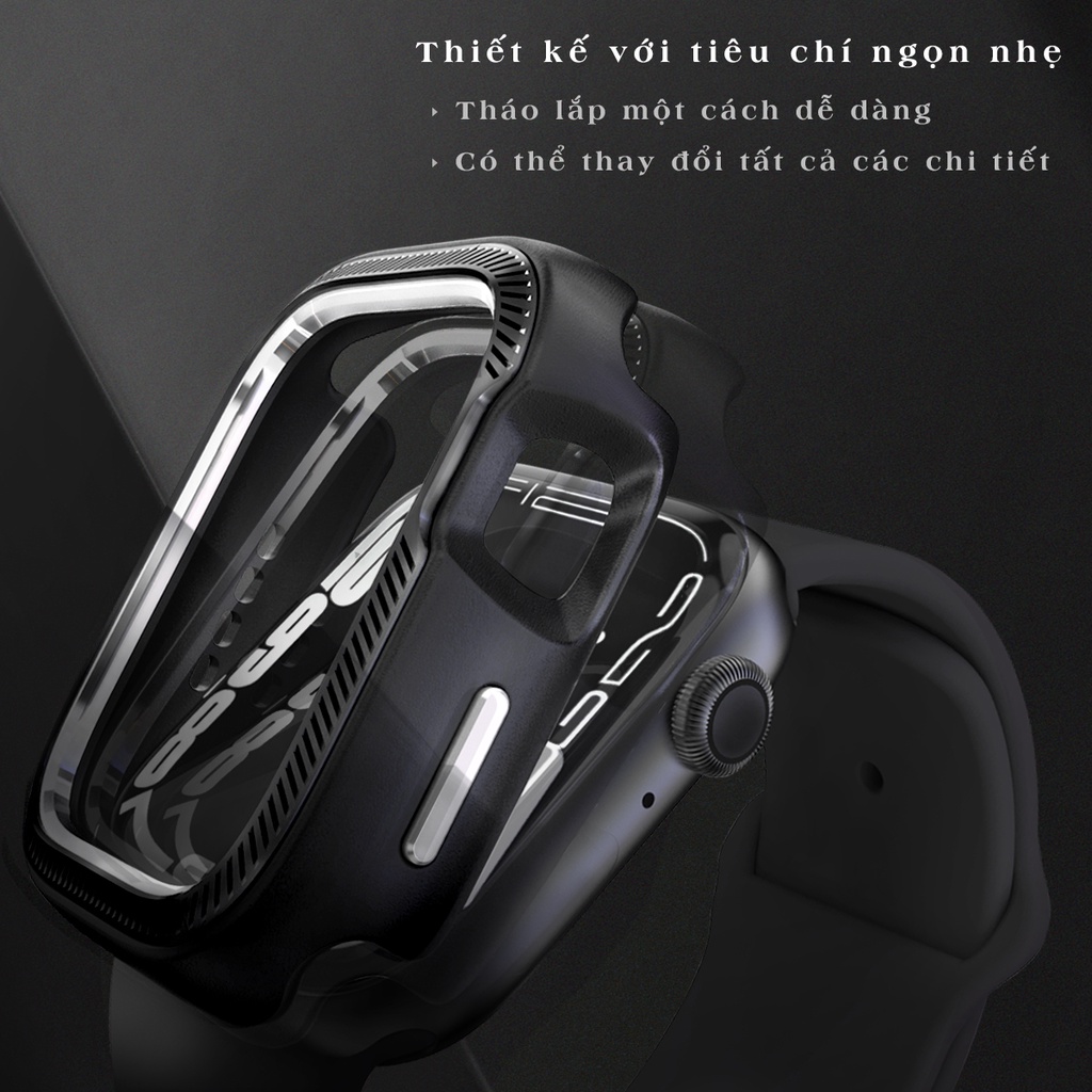 Ốp chống sốc DEVILCASE dành cho Apple Watch 4 5 6 SE , Series 7 , Series 7 - Cao cấp chính hãng