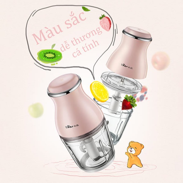 Máy Xay Đa Năng Xay Ăn Dặm Cho Bé BEAR QSJ-B02Q1 Dung Tích 0,6L [CMART GIA DỤNG TIỆN ÍCH]