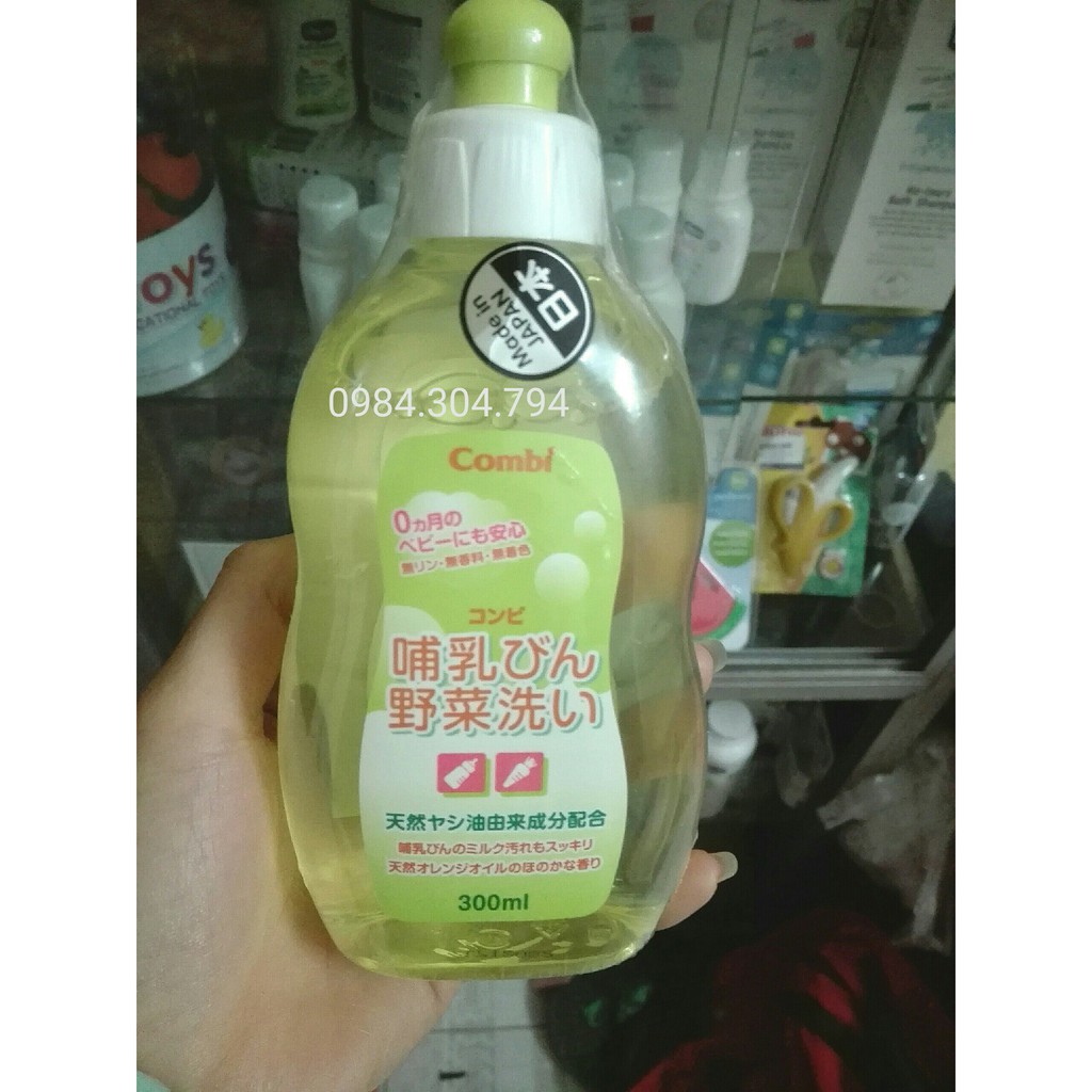 Dung dịch rửa bình sữa combi dạng chai 300ml