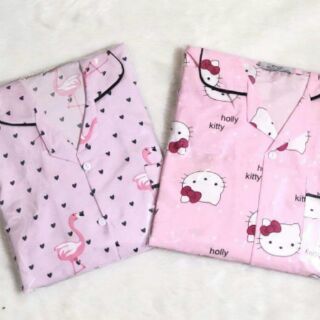 BỘ PIJAMA KATE THÁI CỘC- CỘC