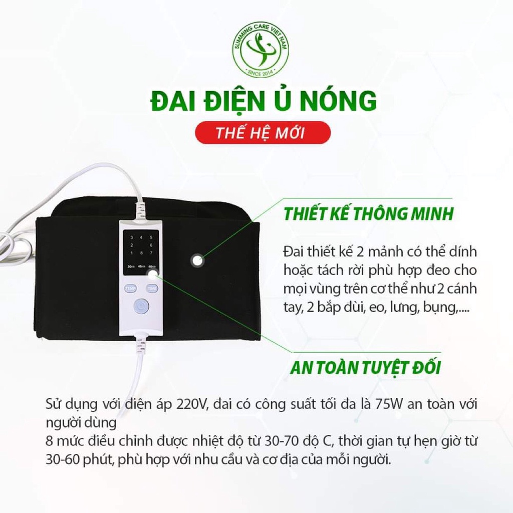 Ủ nóng Slimming Care Body SB-II phiên bản cải tiến trọn bộ 800g