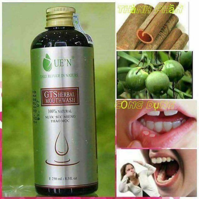 Nước súc miệng thảo dược suen