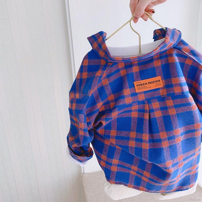 Áo Sơ Mi Tay Dài Phong Cách Hàn Quốc Cho Bé Trai