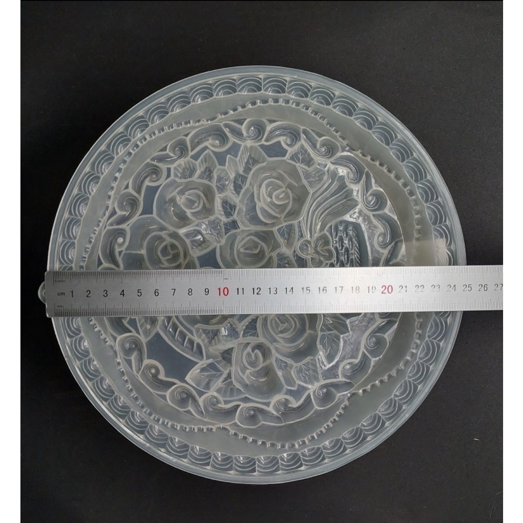 Khuôn nhựa làm rau câu Giỏ Hoa Hồng Lớn 25 cm - B6- VT