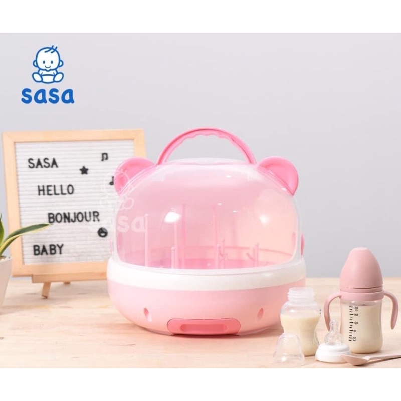 Khay úp khay đựng bình sữa nhựa PP hình gấu nhựa PP cao cấp