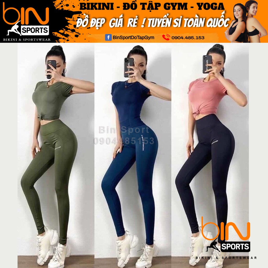 Quần Tập Gym Nữ, Quần Dệt Naqi Cao Cấp SIze S/M ,L/XL Q042 [ Hỗ Trợ Đổi Trả Miễn Phí ]