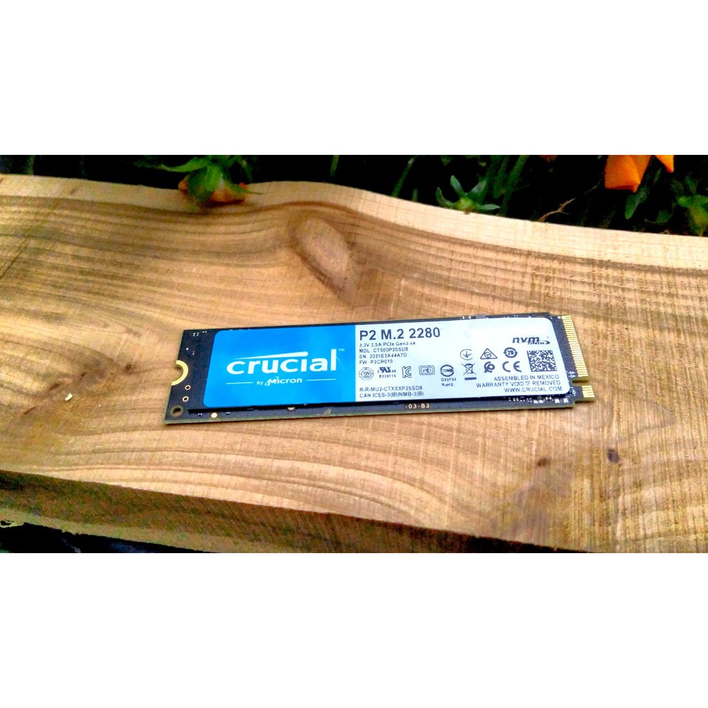 *LAGHITECH* (NEW) Ổ Cứng SSD Crucial P2 M2 2280 3D NAND PCIe NVMe Chính Hãng Crucial (Bảo Hành 5 năm)