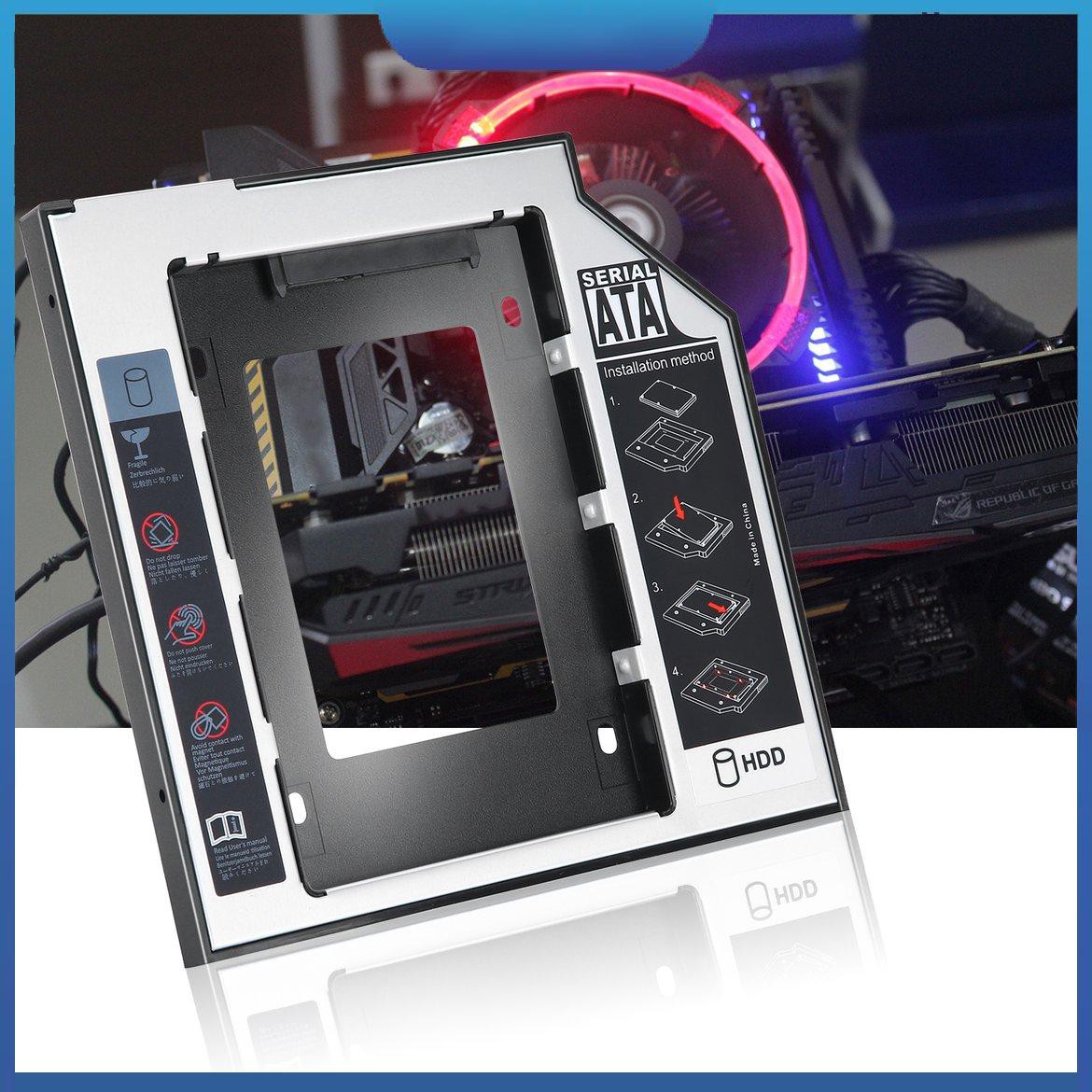 Khay ổ cứng 9.5mm SATA 2nd HDD SSD cho CD/DVD-ROM | BigBuy360 - bigbuy360.vn