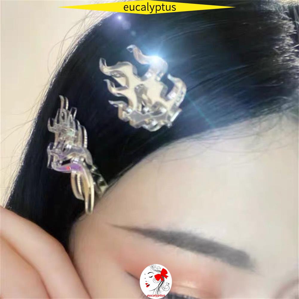 Kẹp Tóc Hình Rồng Bằng Acrylic Phối Kim Loại Thời Trang