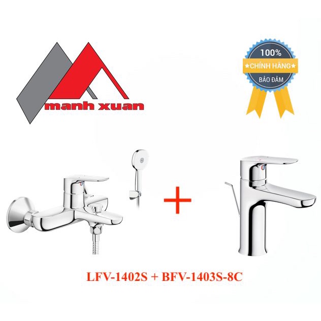 Combo trọn bộ INAX BFV-1403S-8C + LFV-1402S