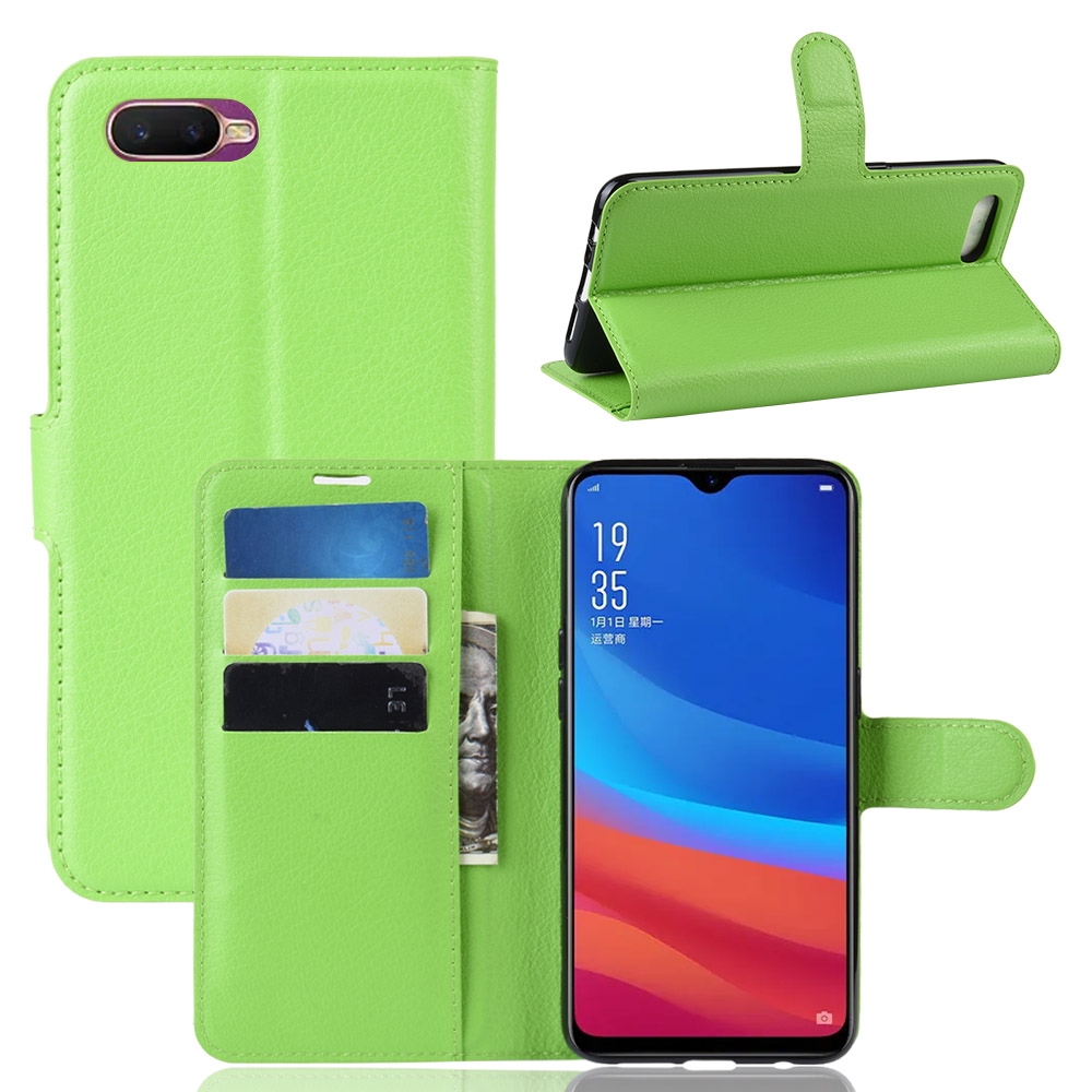 Bao da điện thoại phong cách sang trọng có ngăn đựng thẻ cho OPPO A3S / A5S / AX5S | BigBuy360 - bigbuy360.vn